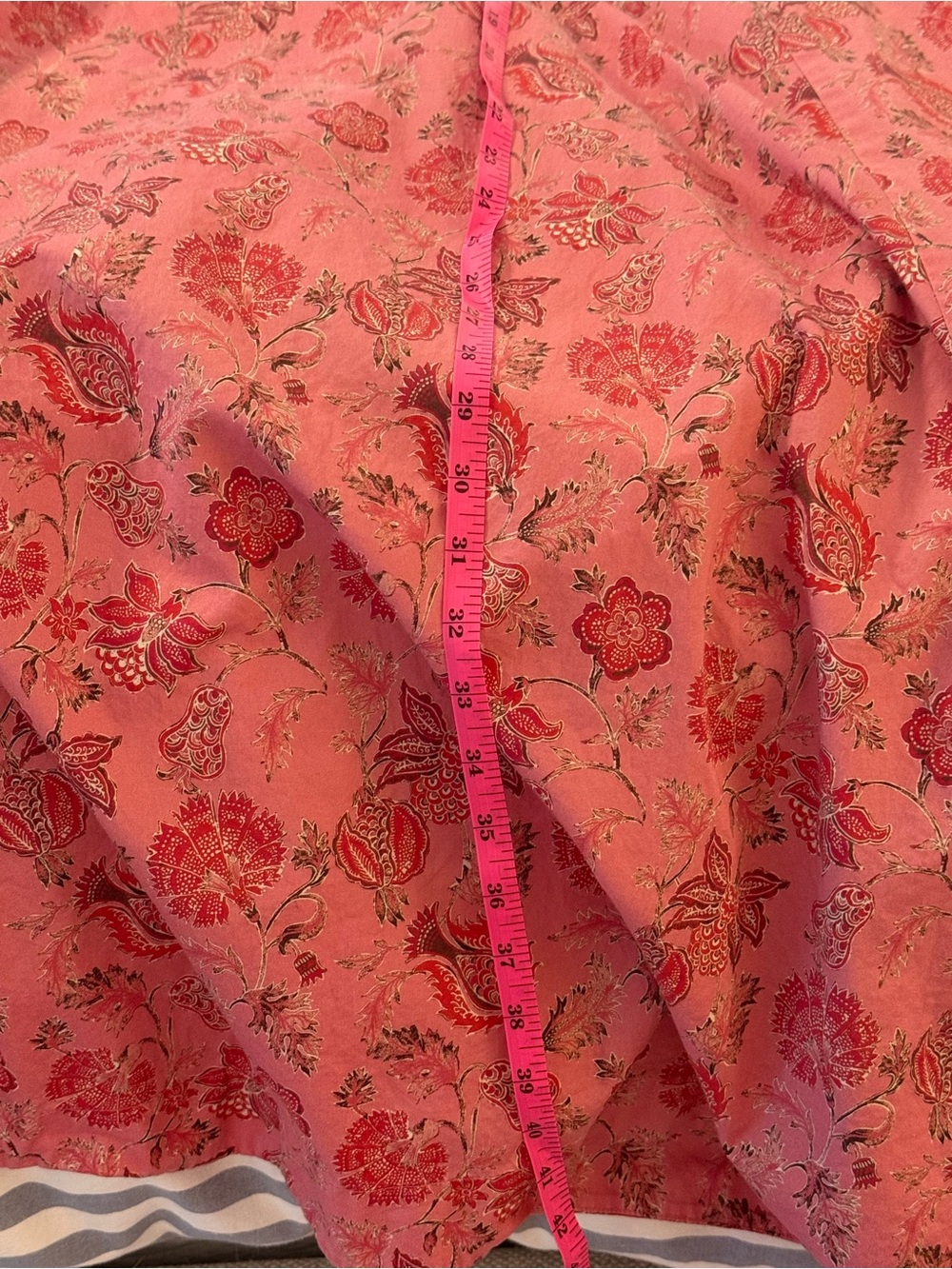 Hill House Rose-Red Floral V-Neck Midi Dress XXL - Picture 5 of 5